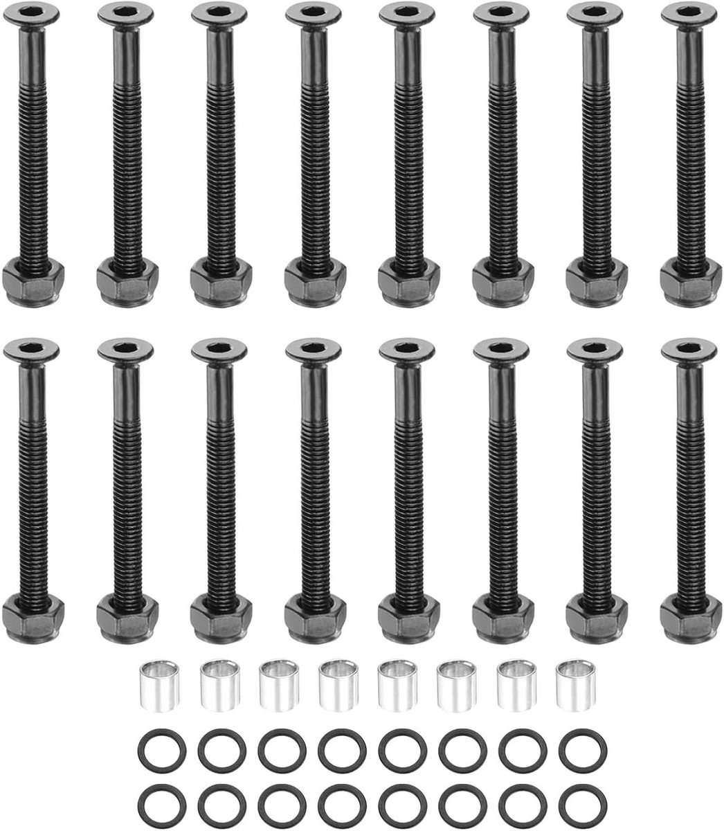 Skateboard Hardware Kit Montageschroeven Set Skateboard Onderhoud Carbon Steel Materiaal 1-3/4 Inch Schroeven