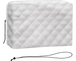 Airconditionerhoes Binnenunit - AC Cover Raamunit - Energie Besparen - Dubbele Isolatie - 25 x 17 cm - Wit