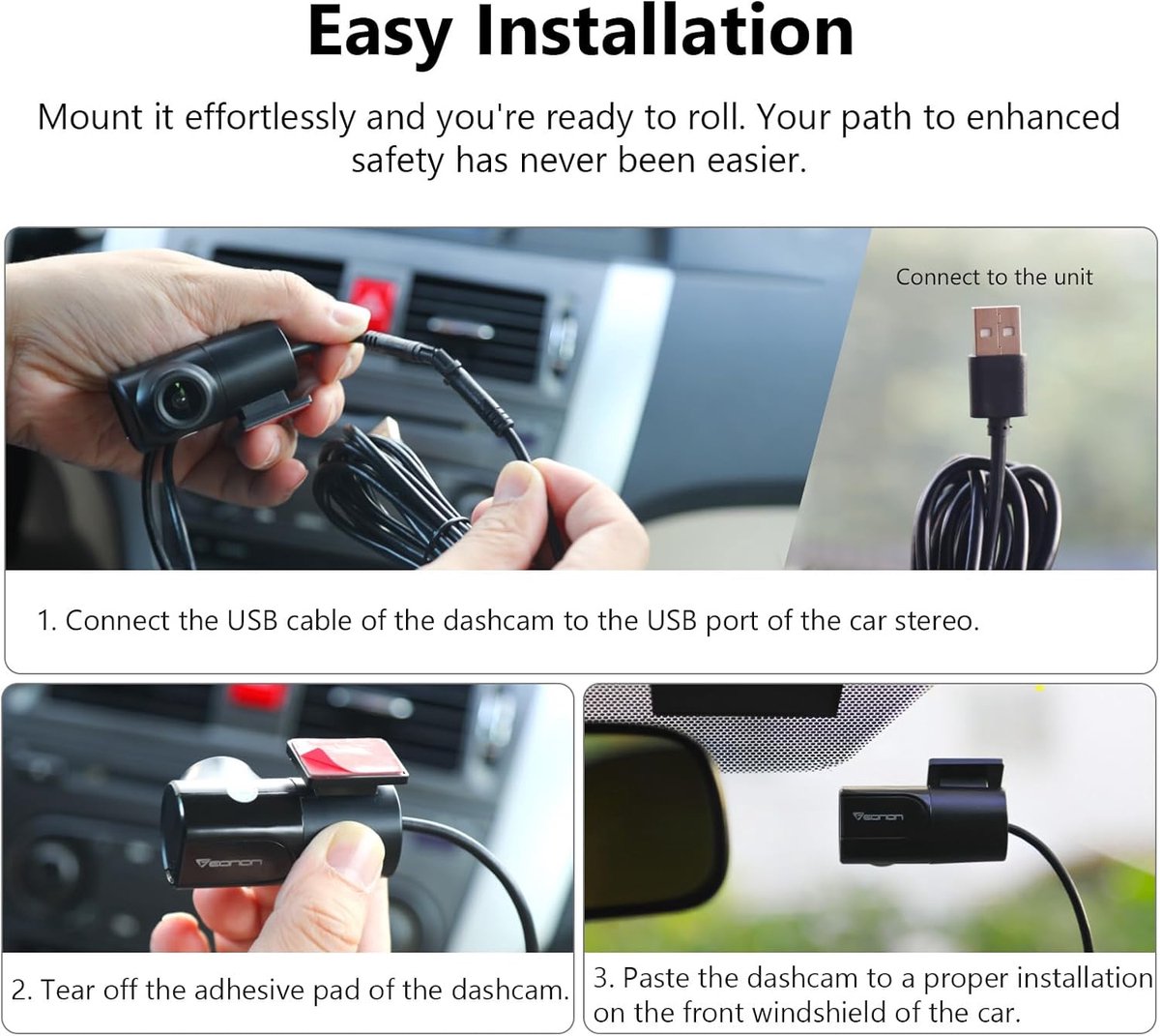 Dash Cam - Auto Recorder Camera - Veilig Rijden - 120 Graden Groothoek - 1280 x 720P - Zwart – foto 6