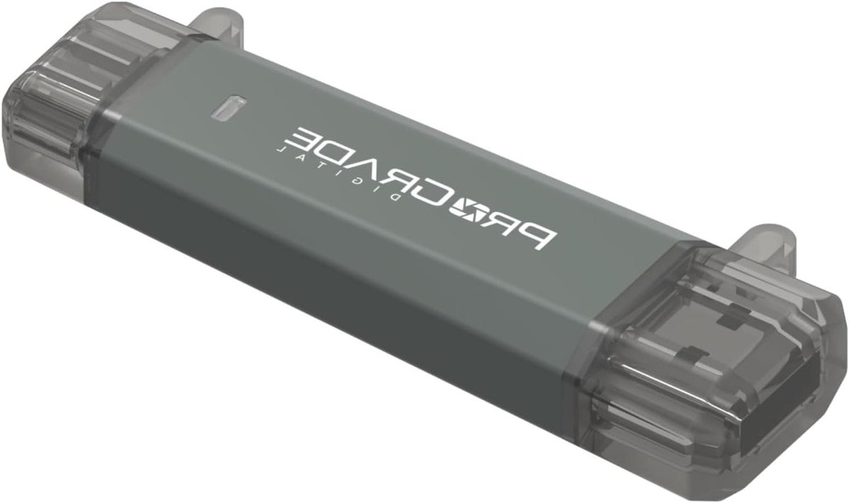 Externe SSD - Draagbare Opslag - Snelle Data Overdracht - IP65 Waterbestendig - 1TB - Grijs