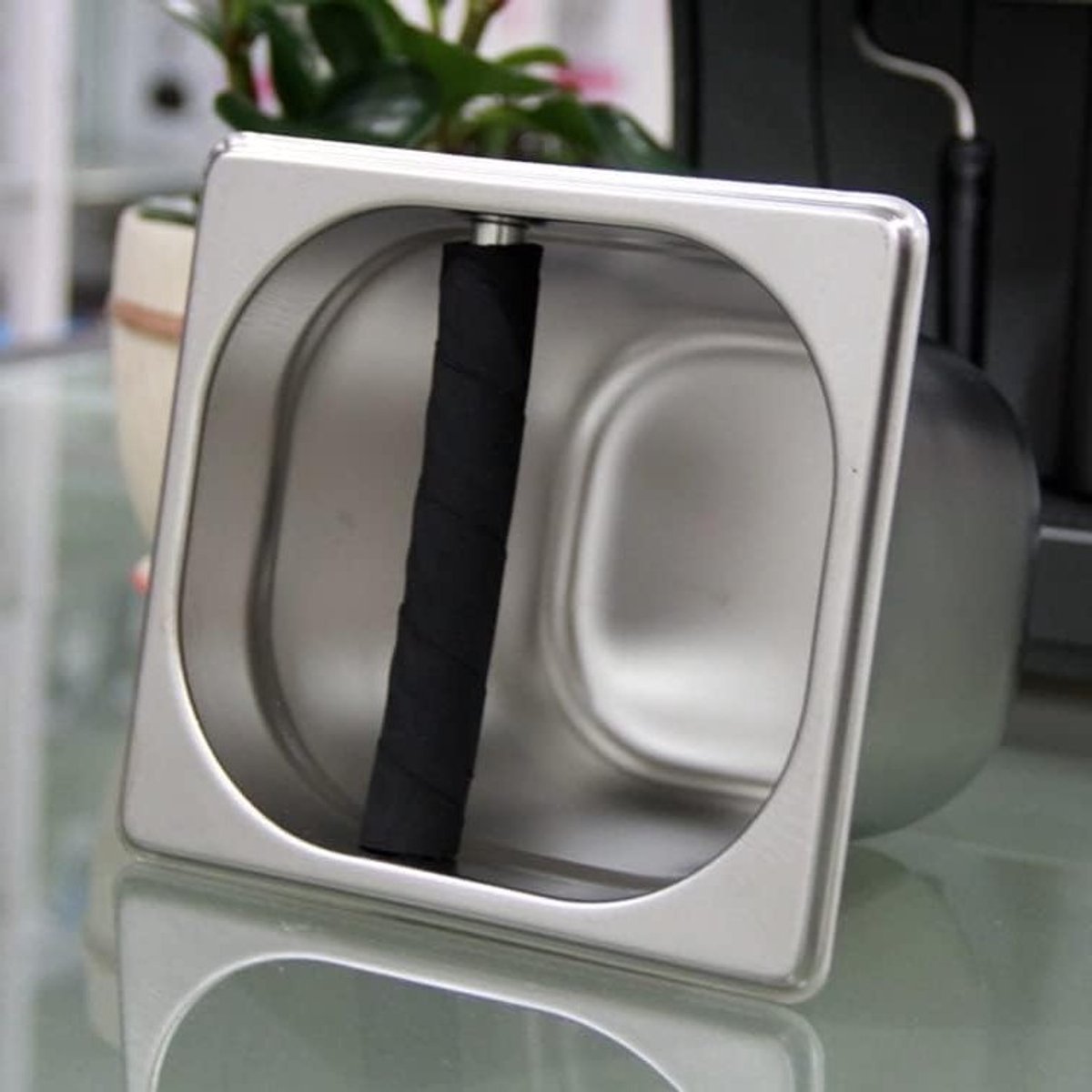 Knock Box voor Koffiedik, Beating Holder en Sieve Holder, Ideaal voor Espresso en Koffie Accessoires, Compact en Handig te Gebruiken