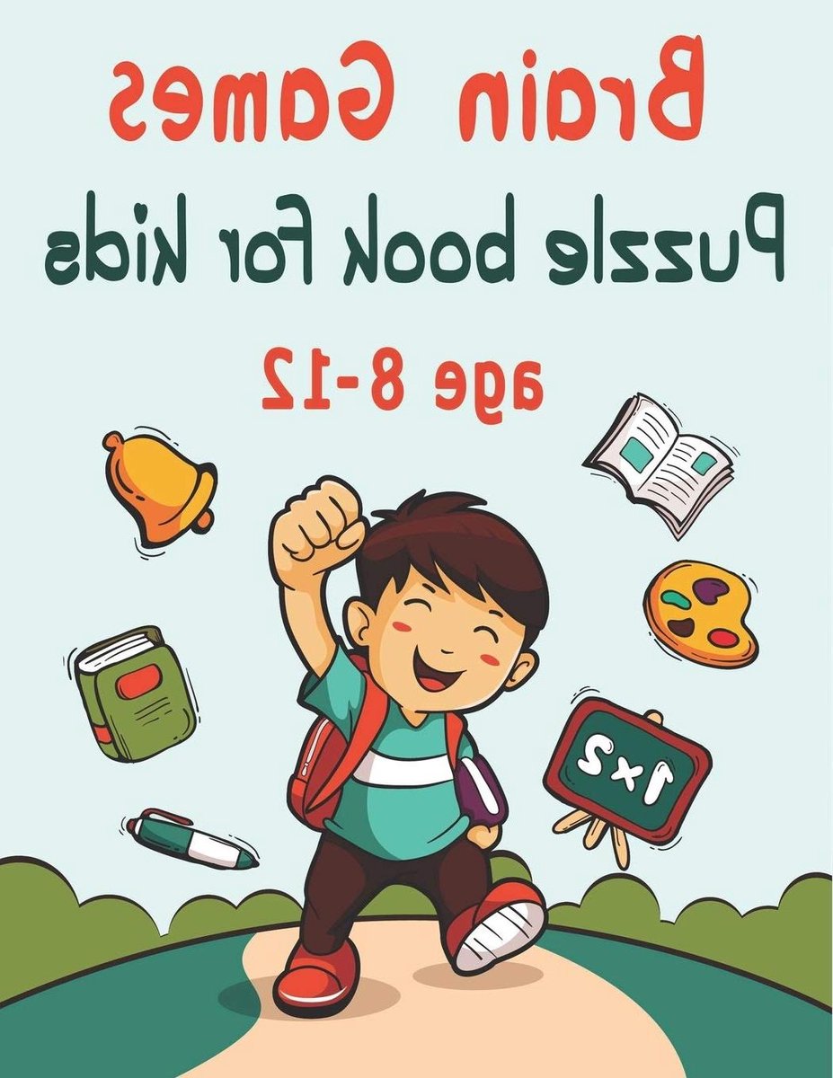 Kinder Puzzelboek - Activiteitenboek Kinderen - Hersenen Trainen - Meer Dan 60 Puzzels - 98 Pagina's - Geen Kleur