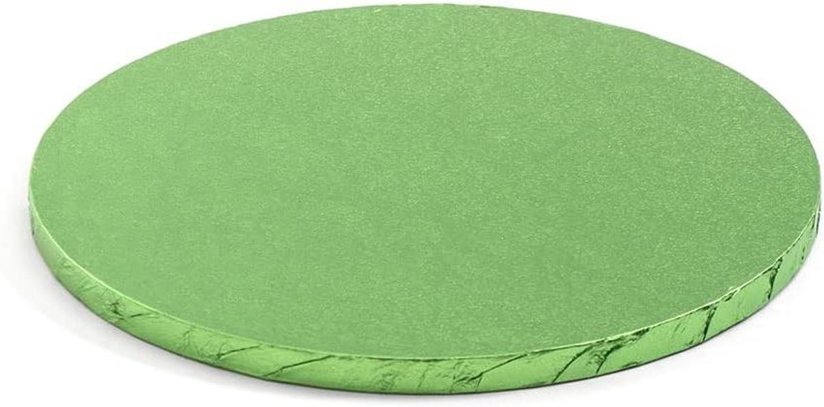 Ronde taartplaat - lichtgroen - 35 cm - 12 H