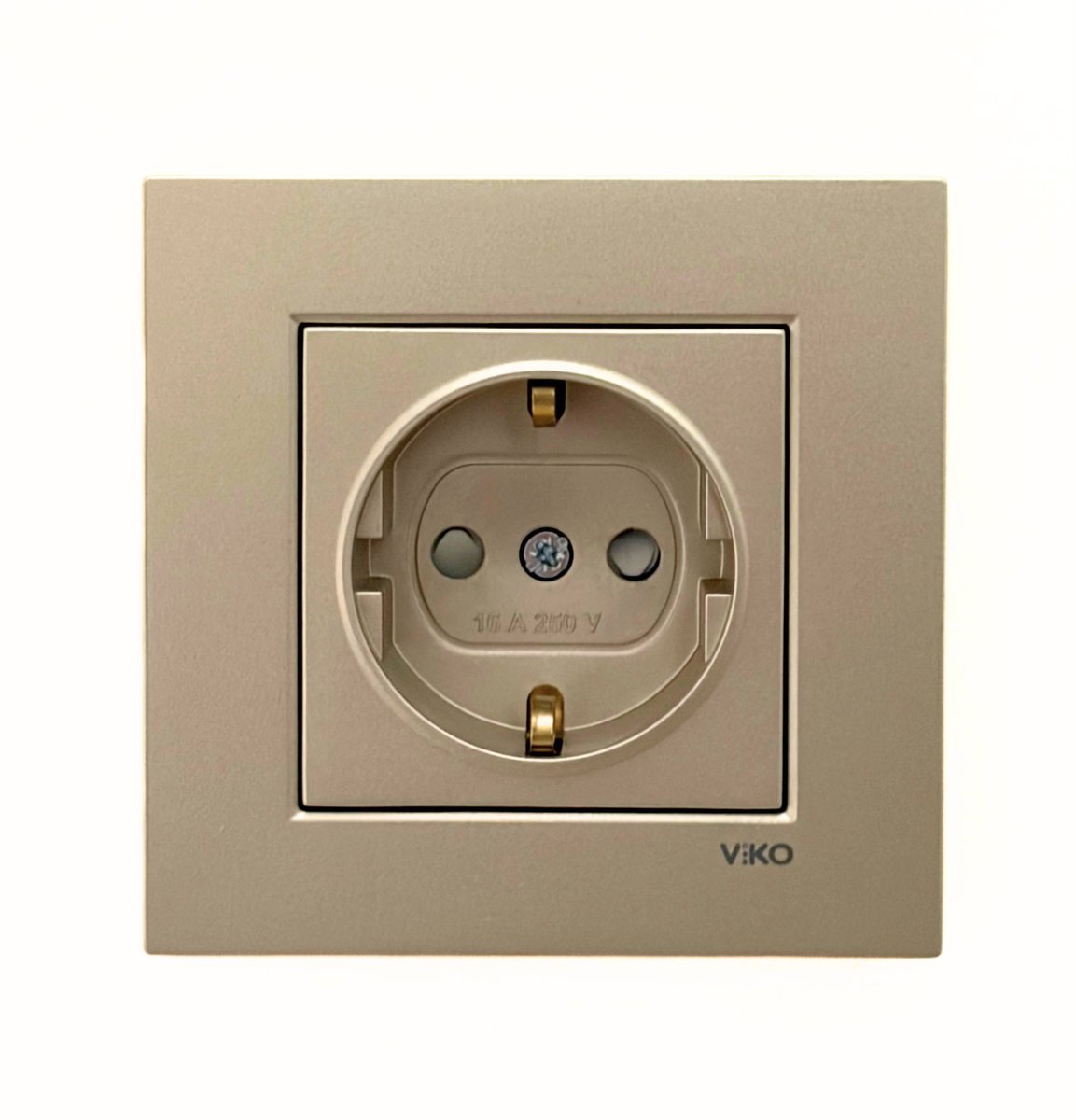 Panasonic Viko [Novella] - Stopcontact - Champagnegoud - Inbouw