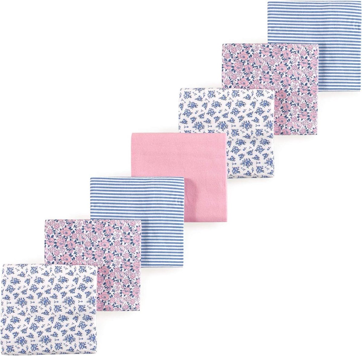 Babydekens Flanel - Inbakerdoeken Katoen - Baby Verzorgen - Zachte Katoen - 7 stuks 76x91cm - Geel
