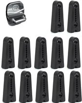 12 Stuks Autodeurschokdempers - Autodeur Beschermers - Anti-Botsingspads - Stootstrips - Schokdempers - Auto Accessoires - Universele Geluidsdichte Valmatten - Eenvoudig Te Installeren - Geschikt Voor Sedans, Vrachtwagens, Pendelen