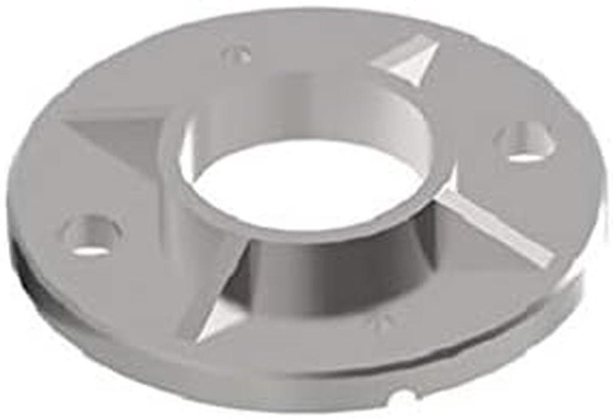 Bodemflens Grondanker - Paalhouder V2A - Palen Bevestigen - Roestvrij Staal AISI 304 - Ø 424 mm - Natuurlijk