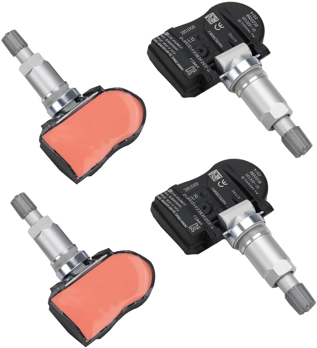 4 Stuks Bandenspanning Sensor voor BMW Series 1, 3, 4, M3, i3, i8, X1, X2, X5, X6 - Betrouwbare Drukmeting, Eenvoudige Installatie, Hoge Kwaliteit