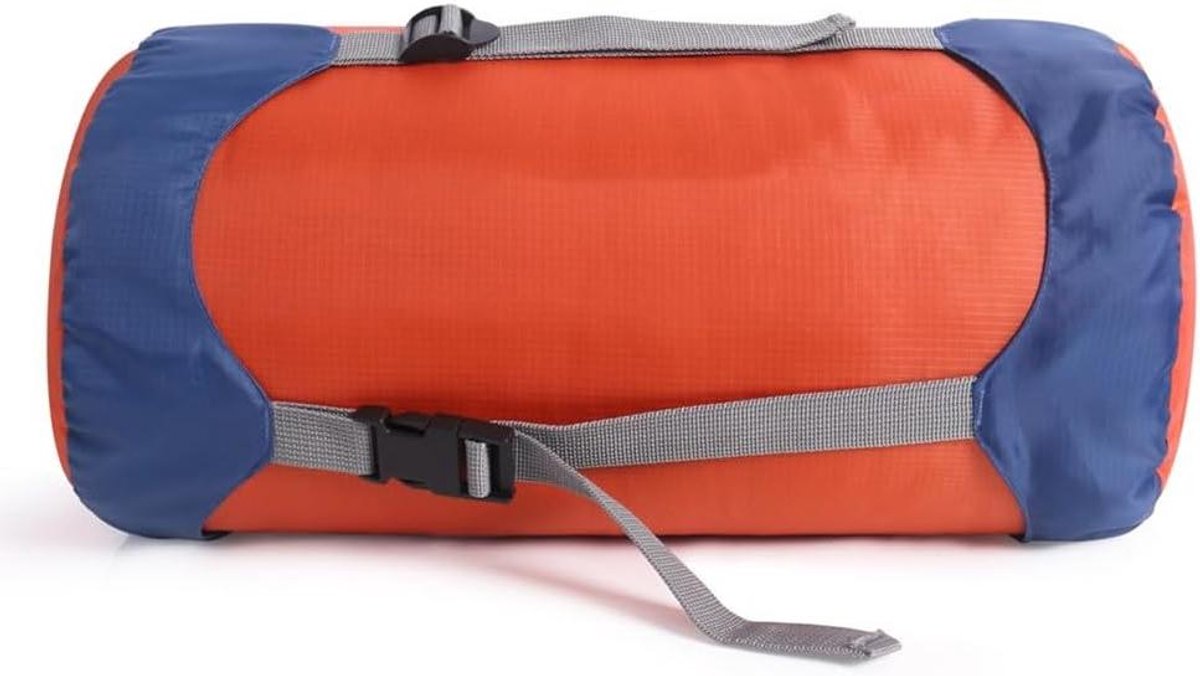 Compressie Slaapzak Tas - Opbergzak Slaapzak - Kamperen Ruimte Besparen - Waterdicht Vuilafstotend - Maat M - Oranje
