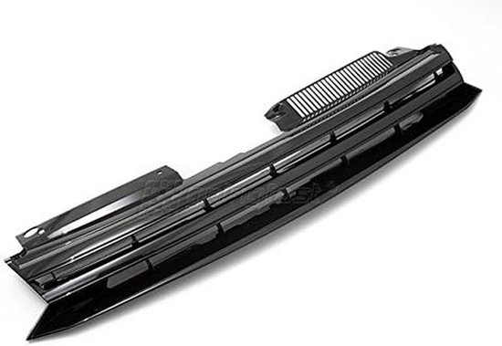 Sportgrill Zwart - Grille Golf 6 - Auto Styling - Met Motorkapvulling - Niet gespecificeerd - Zwart — afbeelding 2