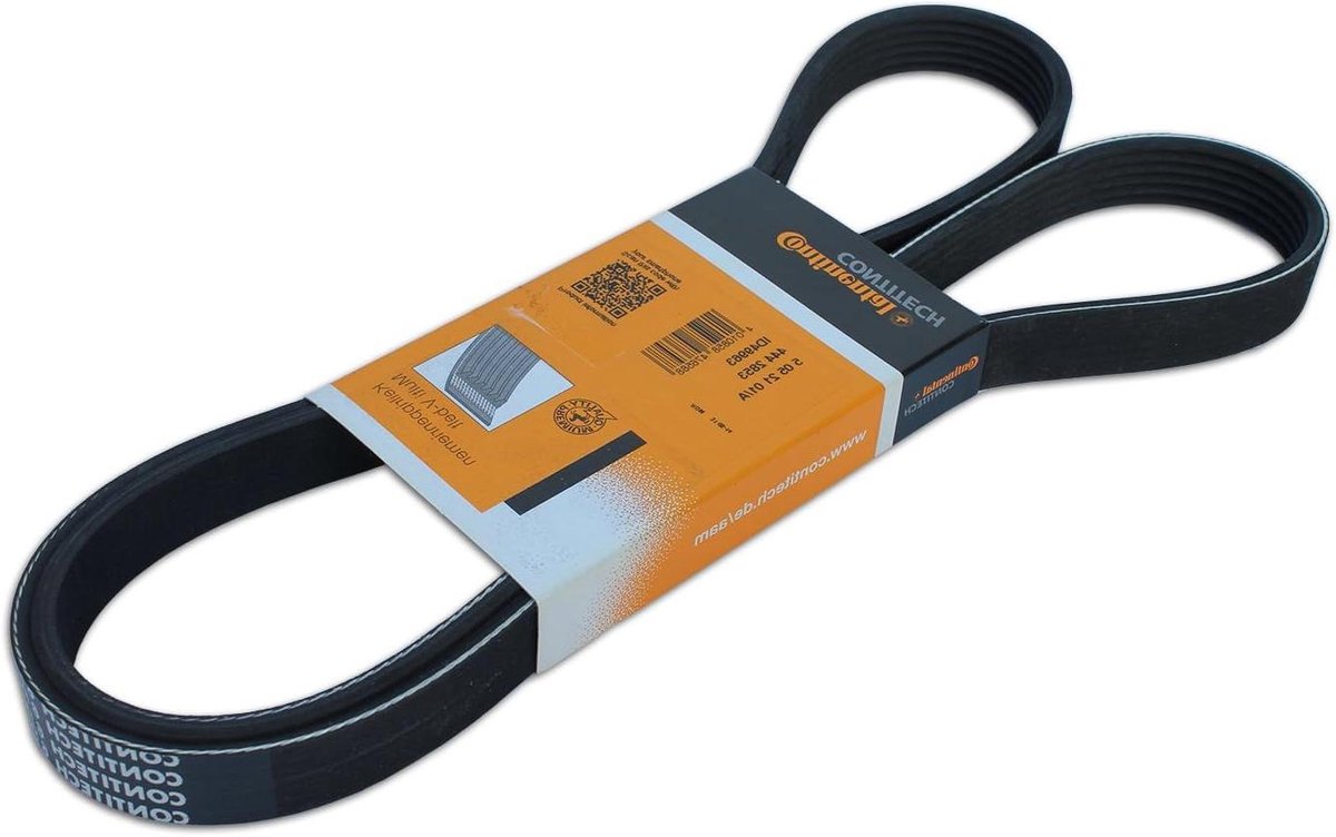 V-geribbelde riem - Multisnaar - Motoronderdelen vervangen - EPDM rubber materiaal - 691 mm lengte - Zwart