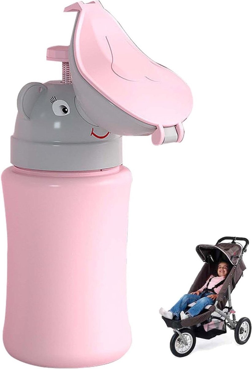 Draagbaar Baby Urinoir - Kind Potty Toilet - Zindelijkheidstraining Ondersteunen - Krimpbaar Ontwerp - 120g - Prinses Stijl