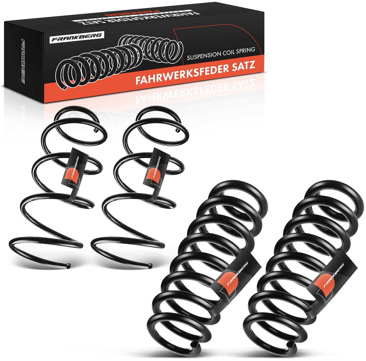 Frankberg 4x Veer Vooras Achteras voor BMW 1er E81 E87 E82 3er E92