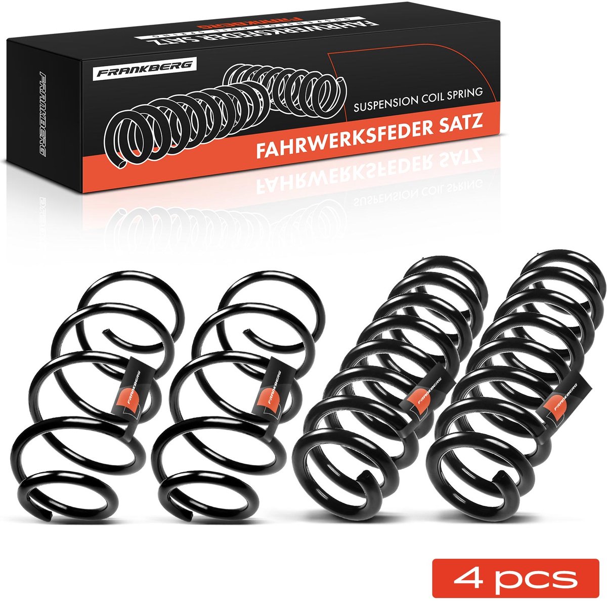 Frankberg 4x Veer Vooras Achteras voor BMW 3er E90