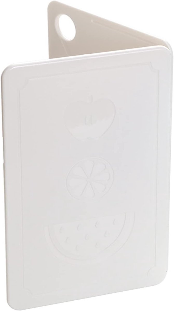 Vouwbare Snijplank van Plastic met Ophanggat, Multifunctionele Keukenaccessoire voor Koken en Camping (20 x 12.5 x 0.8 cm)
