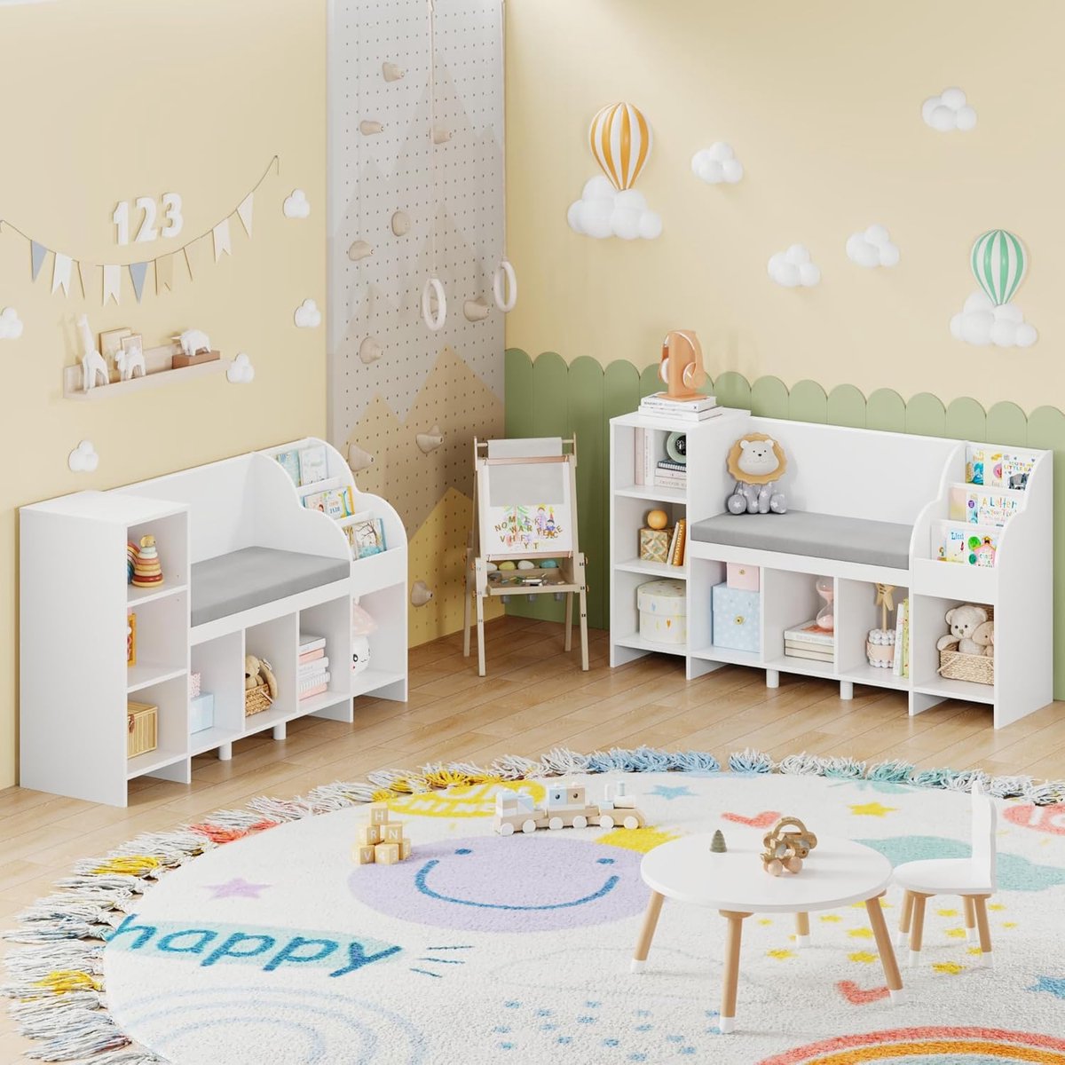 Luxe Boekenkast – Wit – 5x40x80 cm – Industrohome