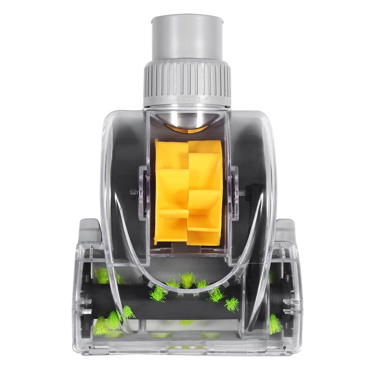 Vt products - Mini Turbo Brush - Universele Accessoires - Handheld - Transparant - Perfect voor Tapijt - Dierenharen Verwijderen - Geschikt voor Binne