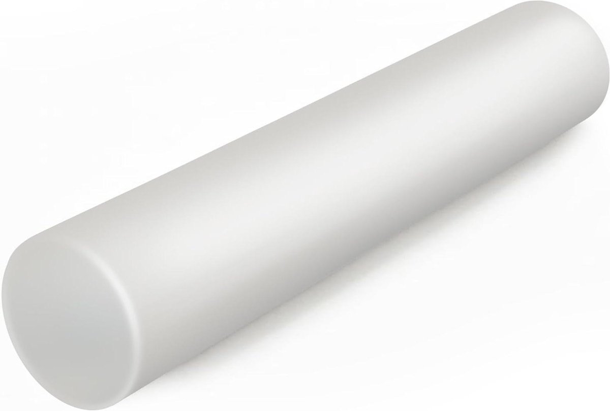 Schuimrubber Cilinder - Vulling Kussen - Bank Kussen Maken - Hoge Dichtheid Schuim - 160 cm 15 cm - Wit