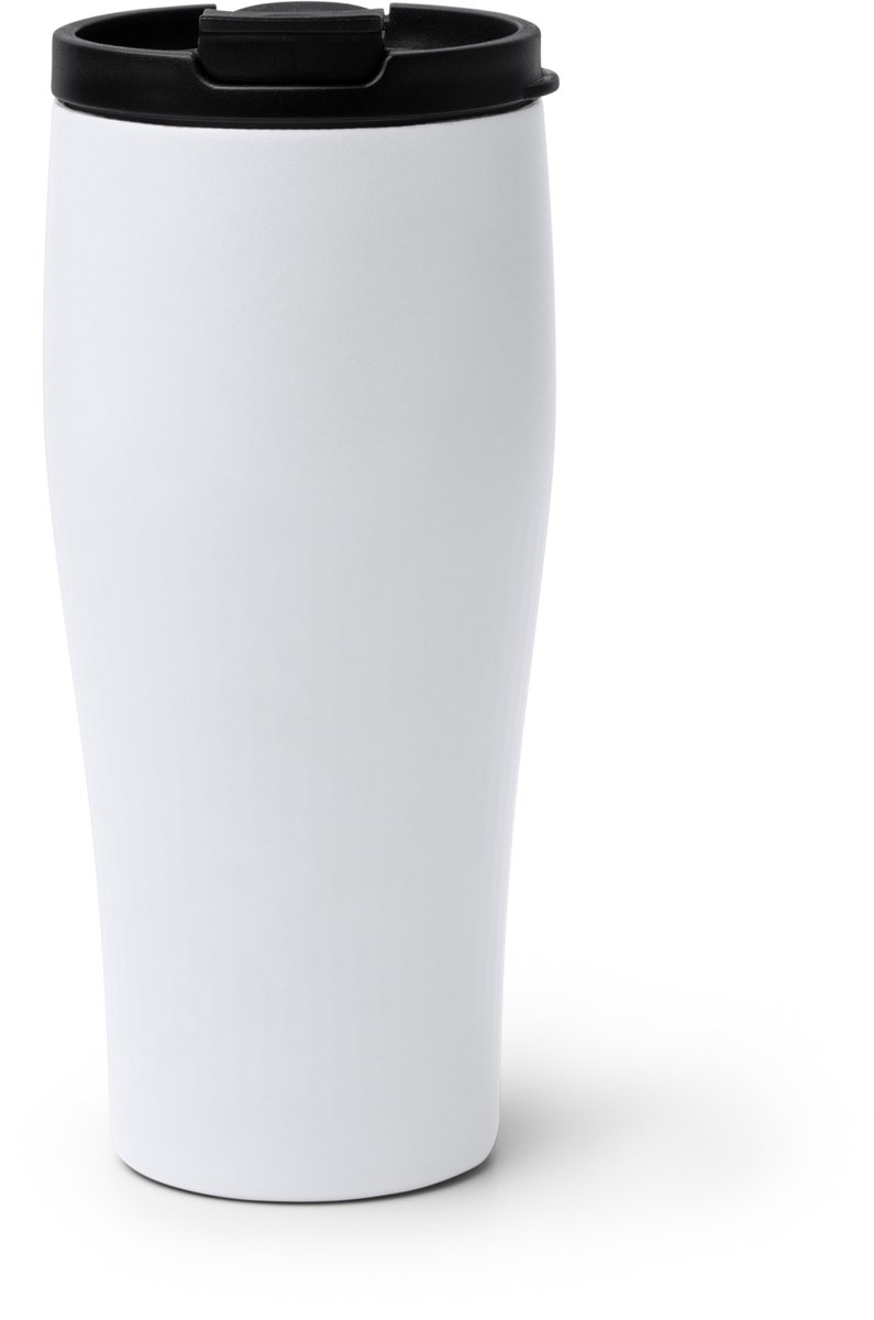 Wiit themo beker to-go Gerecycled RVS 500 ML met schroefdeksel