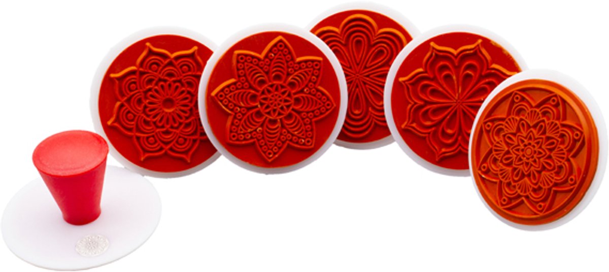 Eduplay mandala stempelset - fantasie motieven - set van 6 - creatief speelgoed.