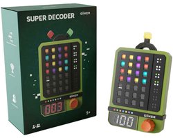 Super Decoder puzzelspel elektronisch spel voor kinderen en familie.