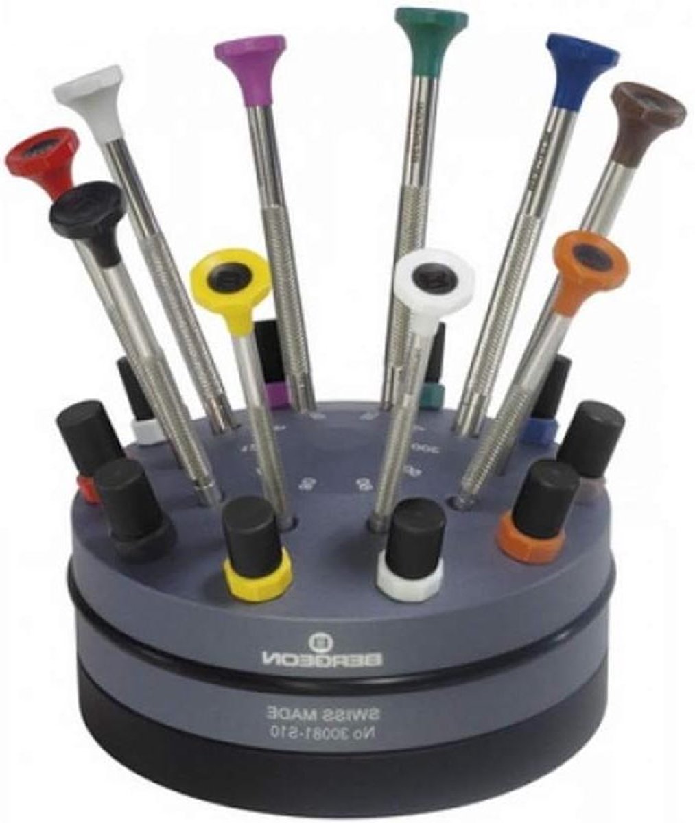 Schroevendraaier Set - Precisie Schroevendraaiers - Kleine Reparatie Klussen - Achthoekige Handgreep - 10 Stuks - Multicolor