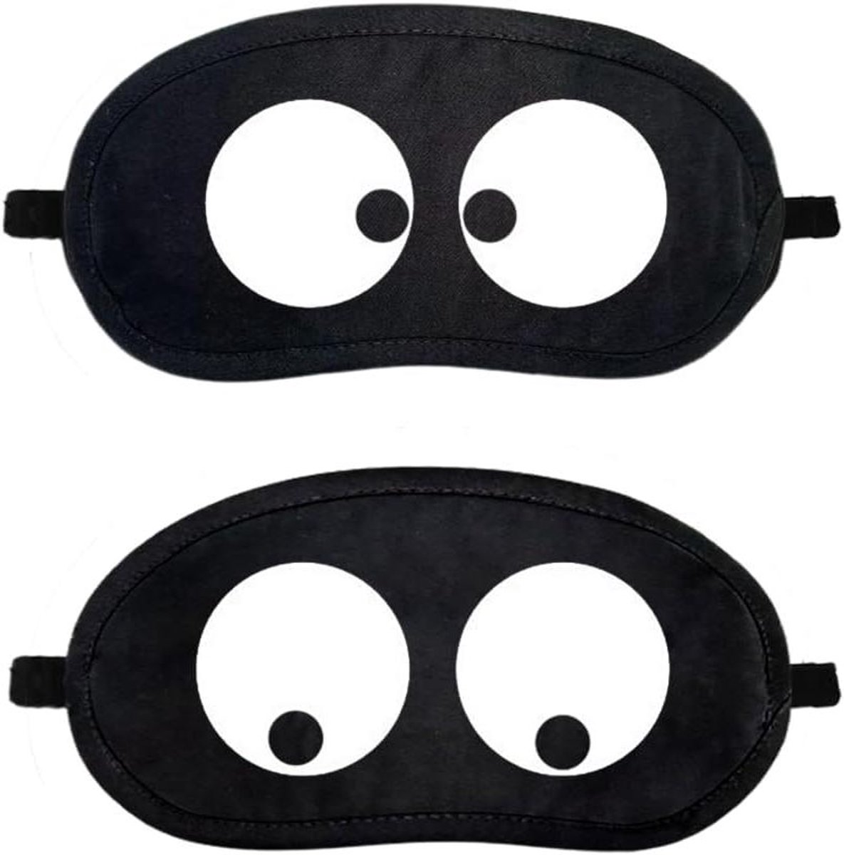 Ademend Slaapmasker - Oogmasker Cartoon - Vermoeidheid Verlichten - 100% Katoen Zacht - Verstelbare Riem - Meerdere Kleuren