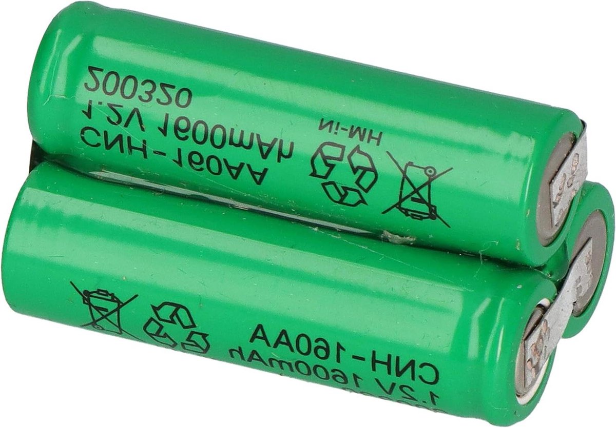 Accupack Mignon AA - Oplaadbare Batterij - Modelbouw Apparaten - Met Soldeervlag - 1600 mAh 36 Volt - Niet Van Toepassing