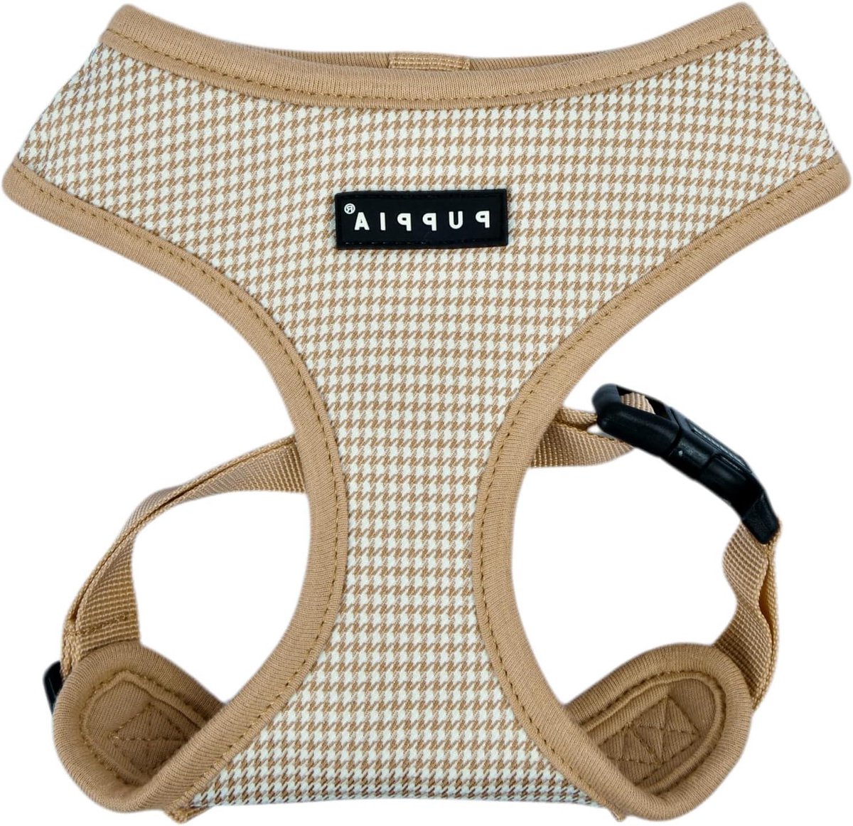 Hondentuigje - Honden harnas - Veilig uitlaten - No-Pull No-Choke - Maat L - Beige