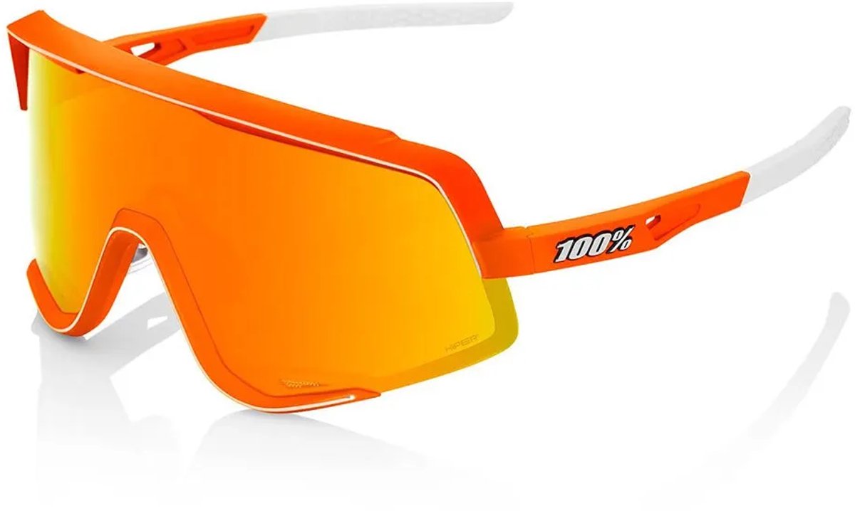 100% GLENDALE® Neon Orange HiPER® Red Multilayer Mirror Lens
