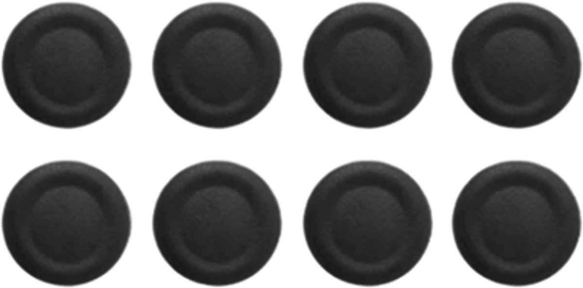DrPhone GripCore Thumbsticks – 8 Stuks Controller Caps – Anti Slip Grip – Joystick Bescherming – Compatibel Met Playstation 5 - Zwart