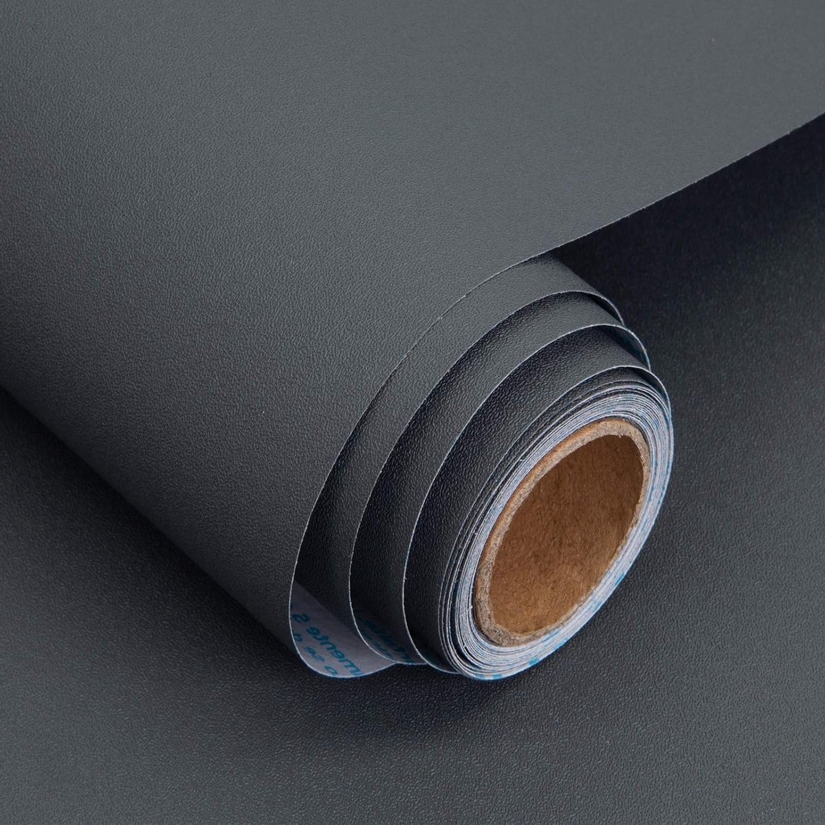 Zelfklevende Matte Donkergrijze Folie 30 x 300 cm - Waterdichte Beschermfolie voor Meubels, Keukenkasten en Wanden - Ideaal voor DIY Decoratie en Renovatie