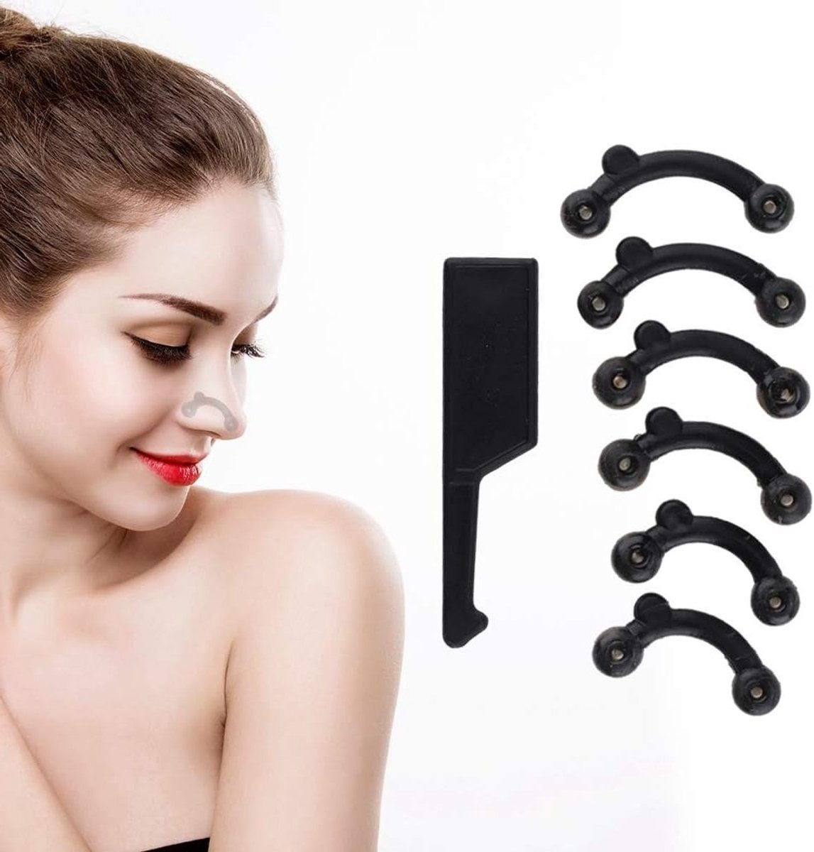 Nose clip voor het liften en rechtzetten van de neus, 3 paar, pijnloze corrector en verbeteringshulpmiddel
