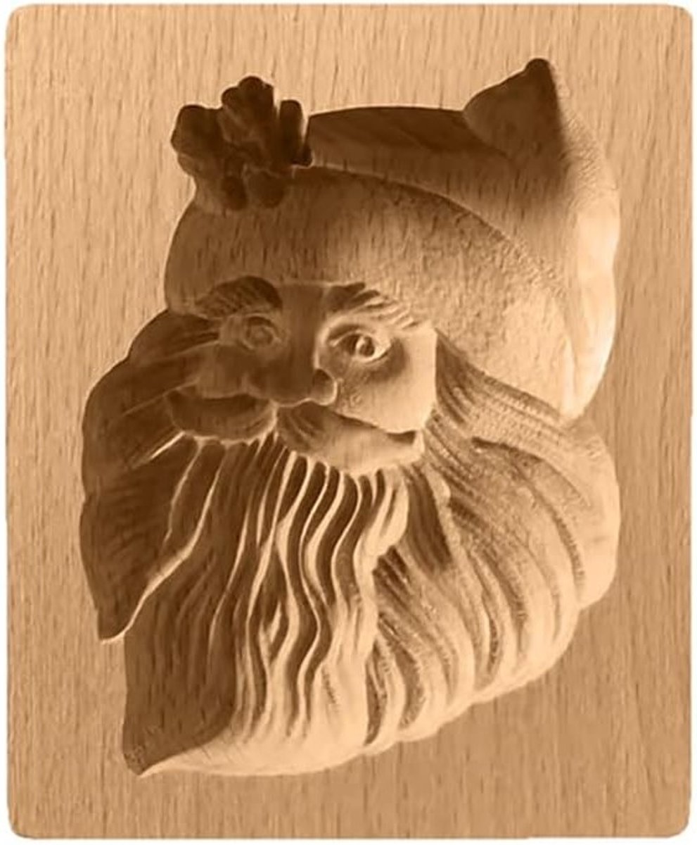 3D Houten Bakvorm voor Koekjes, DIY Koekjesstempel en Embossing Gereedschap voor Feestjes en Kerstdecoratie