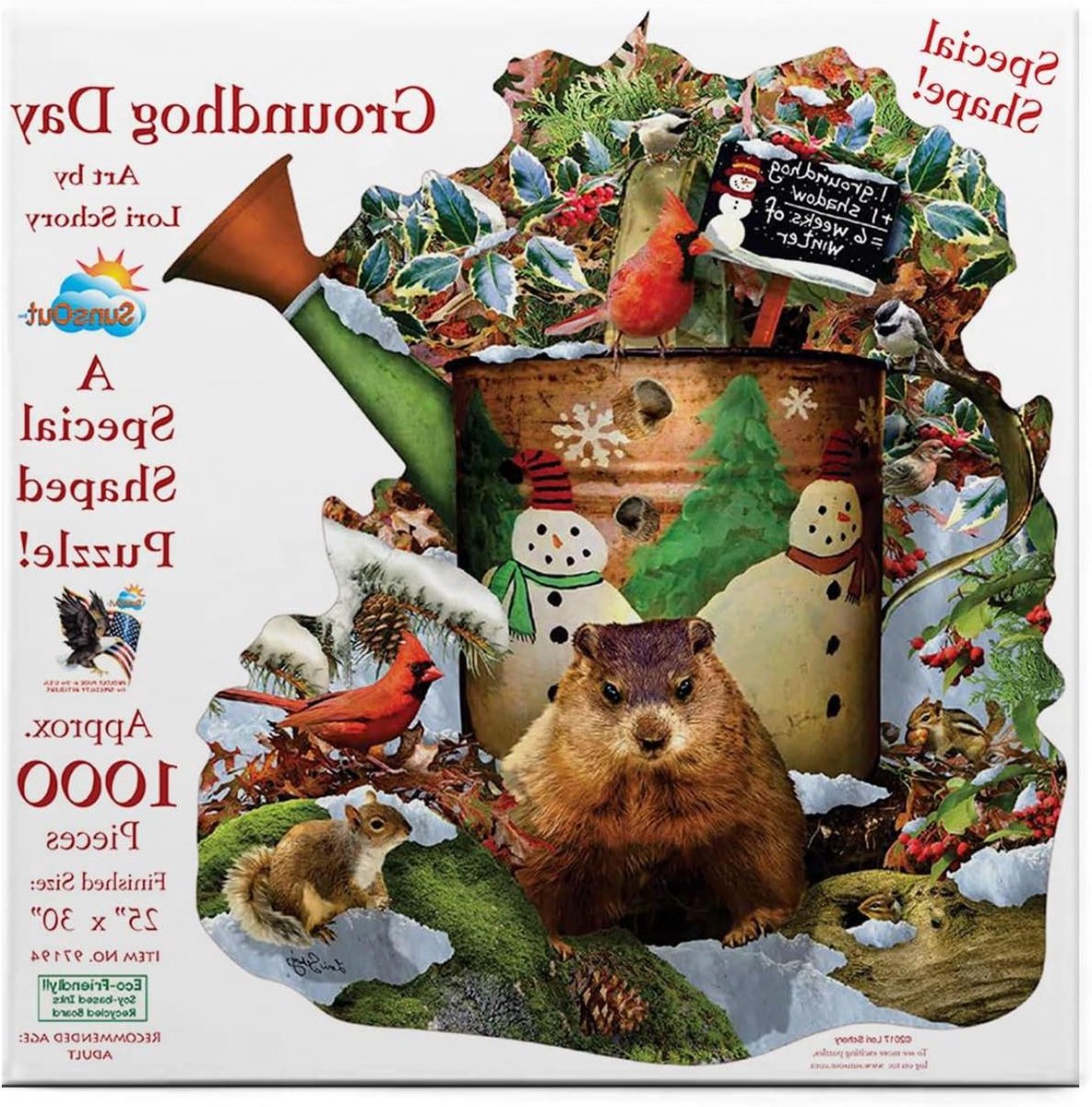 Legpuzzel - Puzzel 1000 stukjes - Ontspannende uitdaging - Illustratie van Lori Schory - 1000 stukjes - Kleurrijk