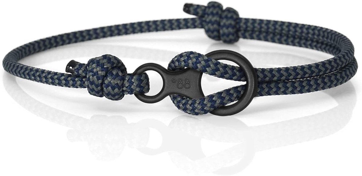 Klim Armband - Armband Klimmen - Sport Accessoire - Handgemaakt Ontwerp - Verstelbaar - Zwart
