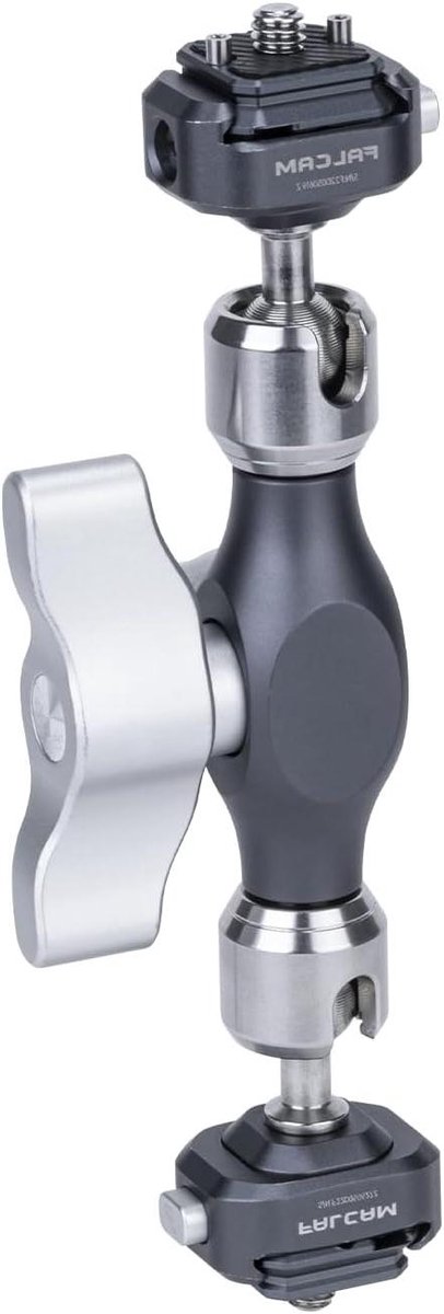 Magic Arm Kit - Verstelbare Arm - Camera Bevestigen - Snelle Ontgrendeling - 3 Inch - Zwart