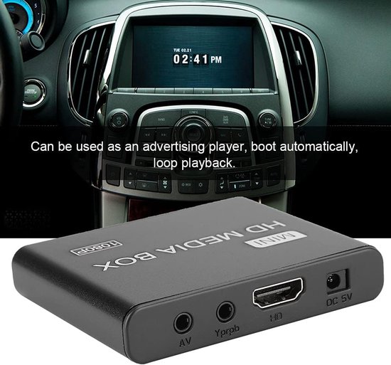 Digitale Mediaspeler - Videospeler HD - Oude TV Moderniseren - Automatische Loopweergave - 1080p - Wit — afbeelding 5