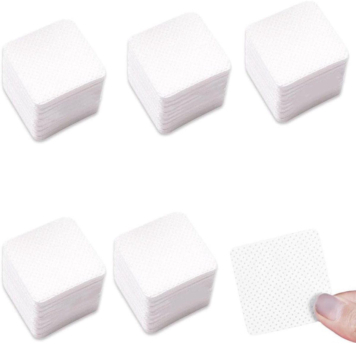 540 Stuks Lintvrije Nageldoeken voor Nagellakremover, Perfect voor Gel Nagels en Manicure