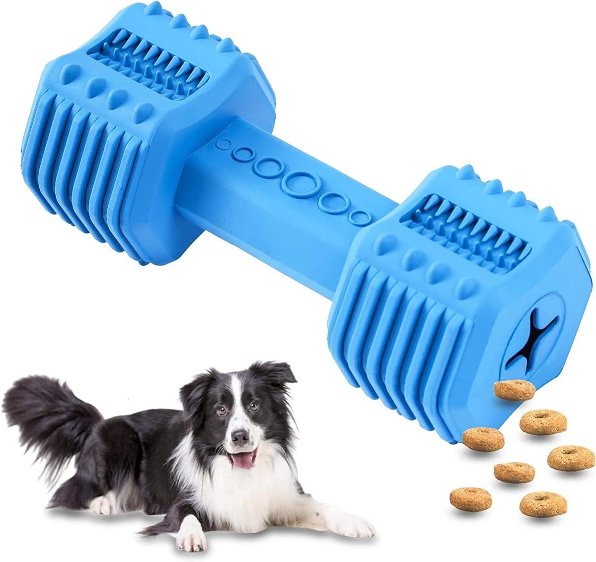 Hondenspeelgoed Onverwoestbaar - Kauwspeelgoed Hond - Tanden Reinigen - Voedseldispenser - N.v.t. - Blauw
