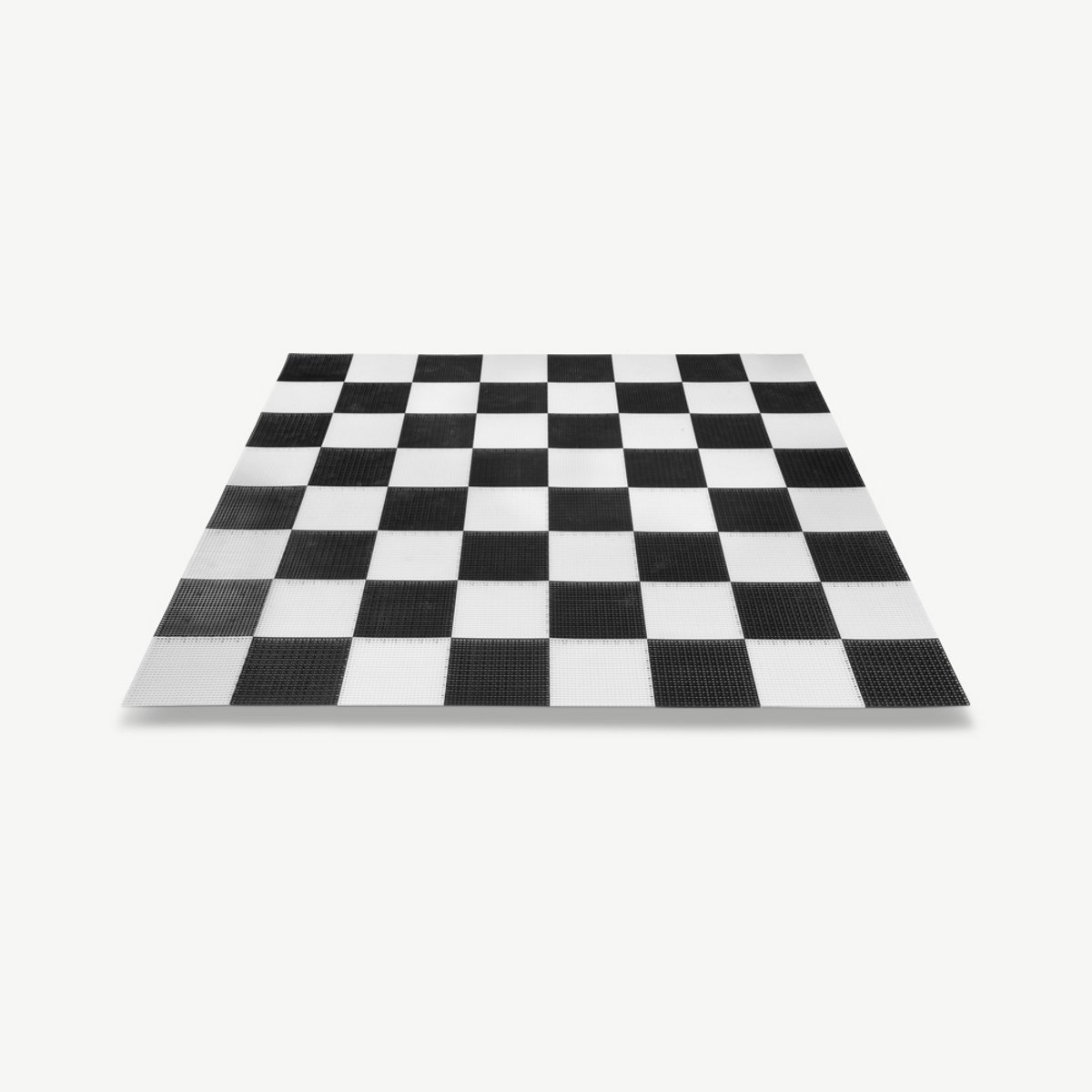 Rubberen Schaakbord/Dambord - 160x160cm - 64 delig - Robuust en Compleet - Geschikt voor 30 en 45 cm Ubergames Schaakstukken