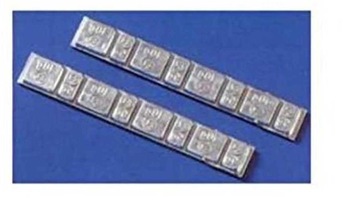 Trimlood Zelfklevend - Loodstrips Balans - Golfen Balans Verbeteren - Dubbelzijdig Plakband - 2 x 60 gr - Zilver
