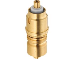 Kraan Cartridge - Waterkraan Vervanging - Lekkende Kraan Repareren - Duurzaam Metaal - Standaard Maat - Zilverkleurig