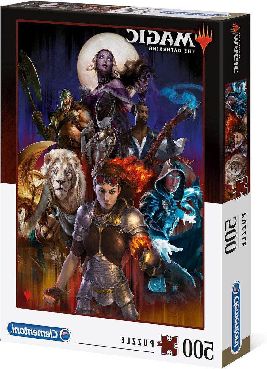 Legpuzzel Magic The Gathering - Puzzel Volwassenen - Ontspannen Tijdverdrijf - Suggestieve Afbeeldingen - 49 x 36 cm - Multicolor