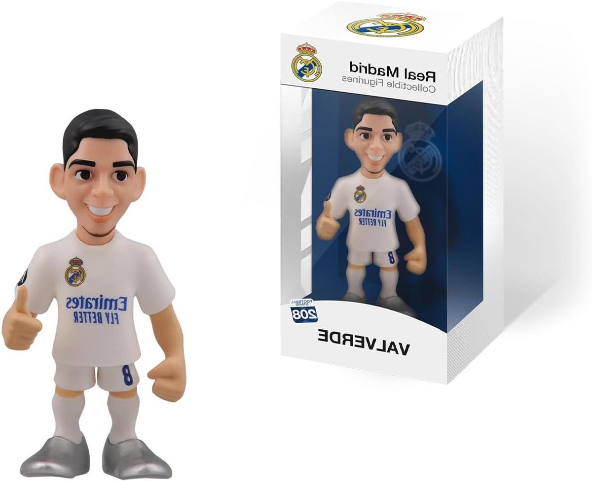 Voetbal Figuur - Verzamelobject Speler - Voetbal Fans Verzamelen - Gedetailleerd 12cm Figuur - 9 x 8 x 19 cm