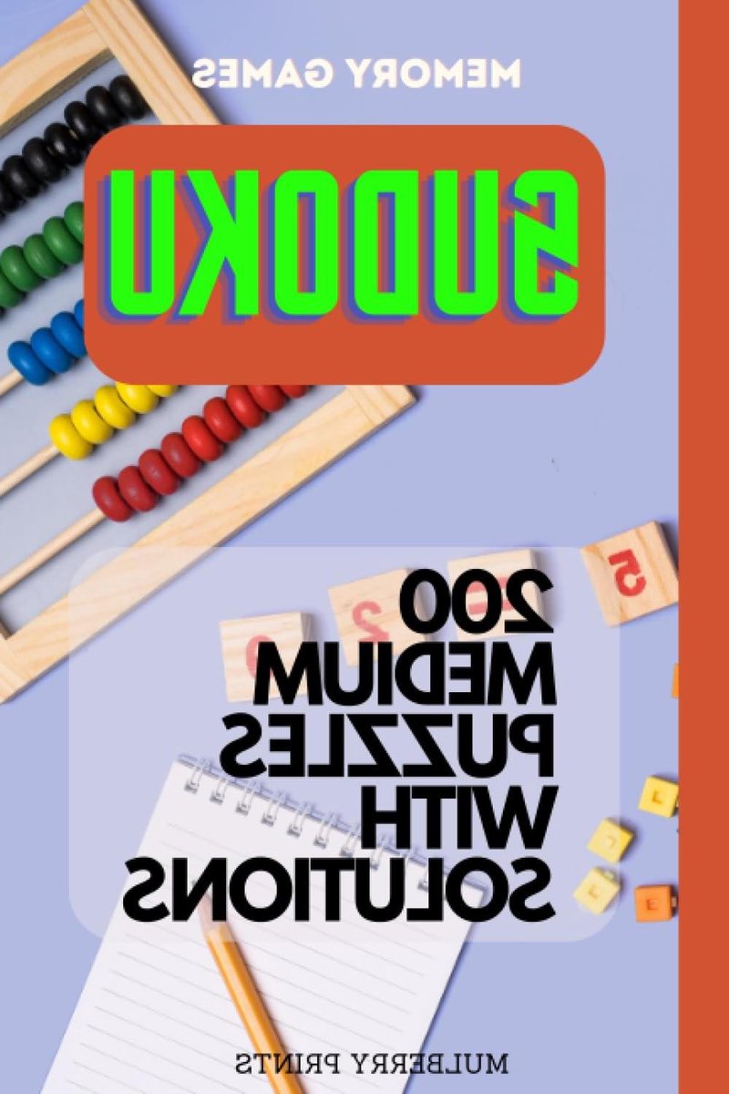 Sudoku Puzzels - Logica Spel - Hersenen Trainen - 200 Puzzels - 6" x 9" - null