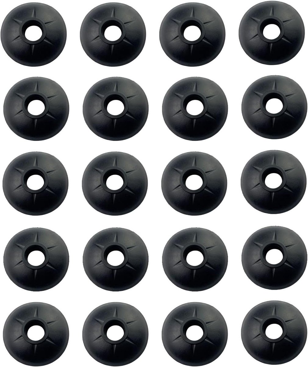 20 Pack Trekking Pole Mud Baskets Set - Rond en Vierkant voor Wandelschoenen, Universele Pasvorm en Vervangingsaccessoires