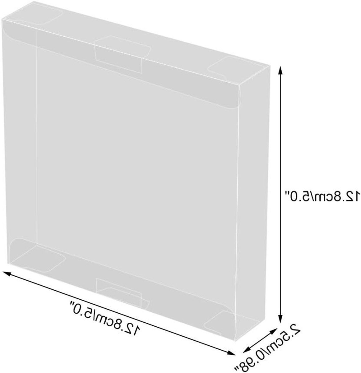 10 Transparante Anti-Stof Beschermhoezen voor Game Cartridge - Bescherming, Opberging en Accessoires voor Gameboy GBA