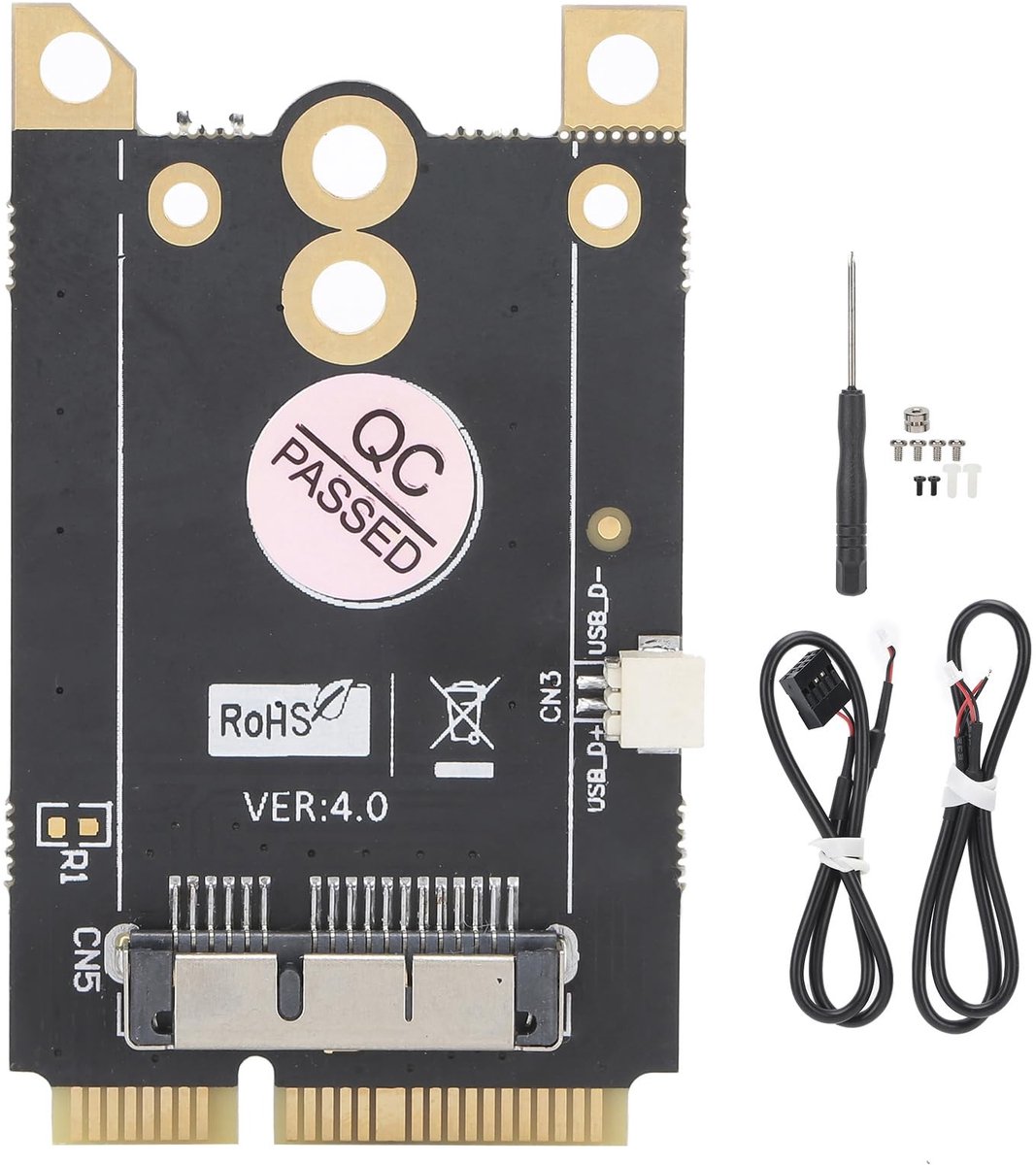 ONF3 - Mini PCI-E Express draadloze netwerkadapter - Draadloze WiFi-kaartadapter - 12 + 6-pins - Geschikt voor Broadcom - Plug-and-play - Voor W...