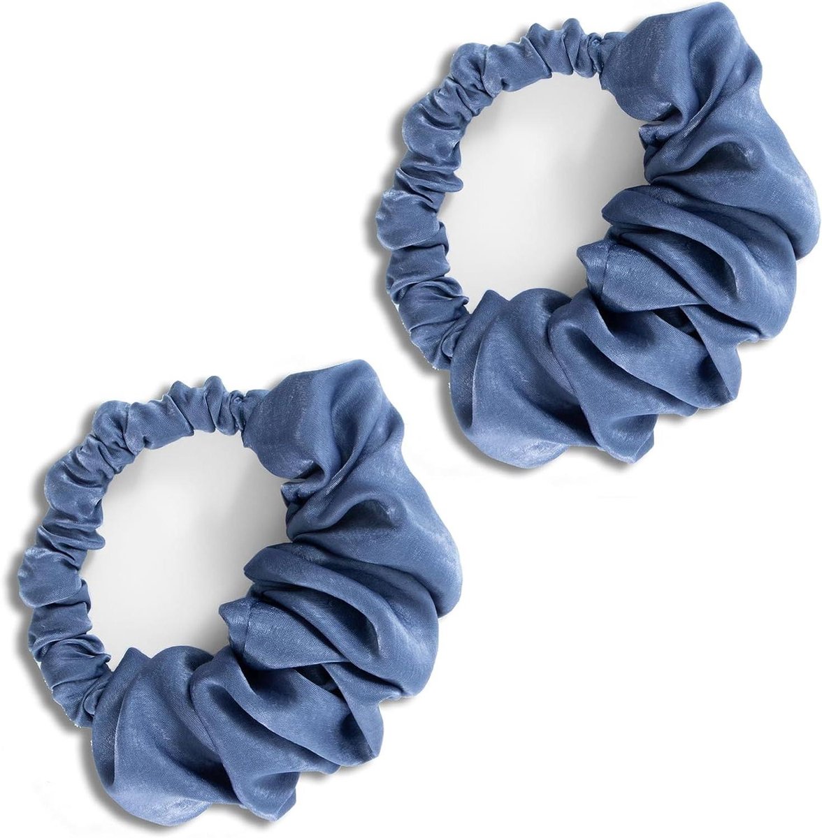 Hittevrije Haarrollers - Slaap Krulspelden - Nachtelijk Krullen - Zonder Hitte - 2 Stuks - Blauw